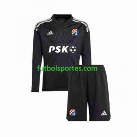 Camiseta Dinamo Zagreb Portero Niño Segunda Equipación 2023/2024 Manga Larga